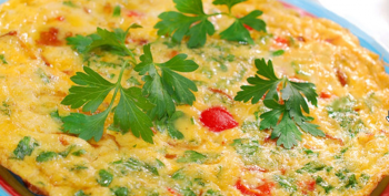 OMLET KAŞARLI SEBZELİ